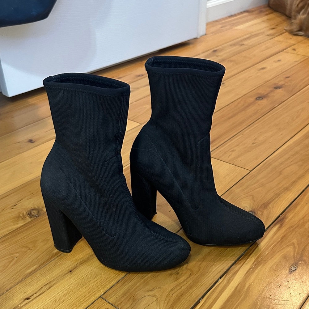ASOS Black Sock Booties